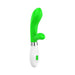 Luna Neon Achilles Ultra-soft Silicone Dual Stimulator Green | SexToy.com