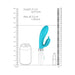 Luna Neon Alexios Ultra-soft Silicone Dual Stimulator Turquoise | SexToy.com