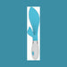 Luna Neon Achelois Ultra-soft Silicone Dual Stimulator Turquoise | SexToy.com