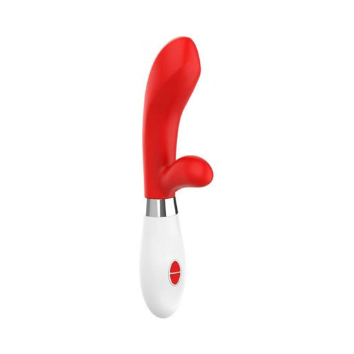 Luna Neon Achilles Ultra-soft Silicone Dual Stimulator Red | SexToy.com