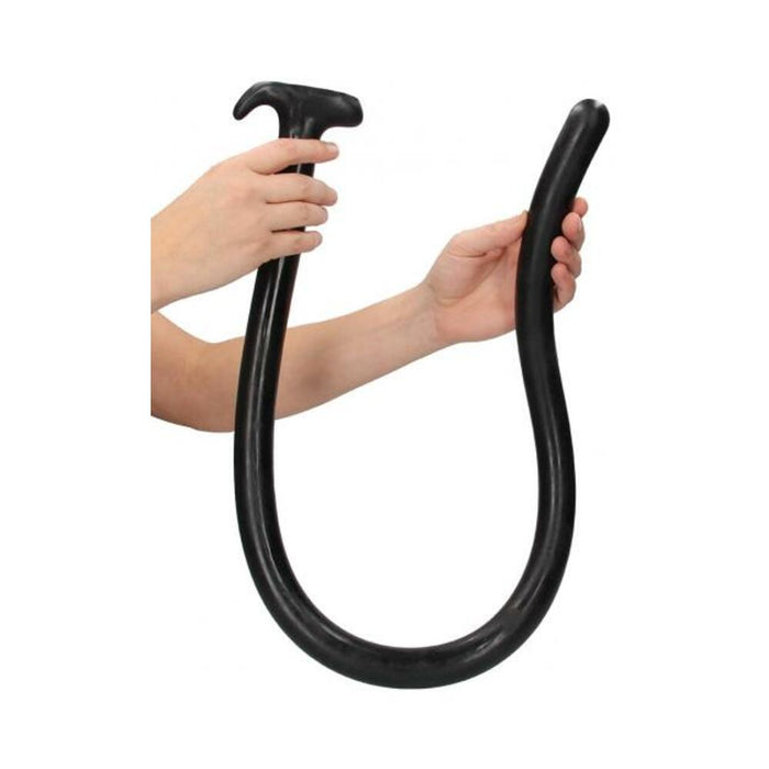Ouch! Ass Snake Dildo 39 In. Black