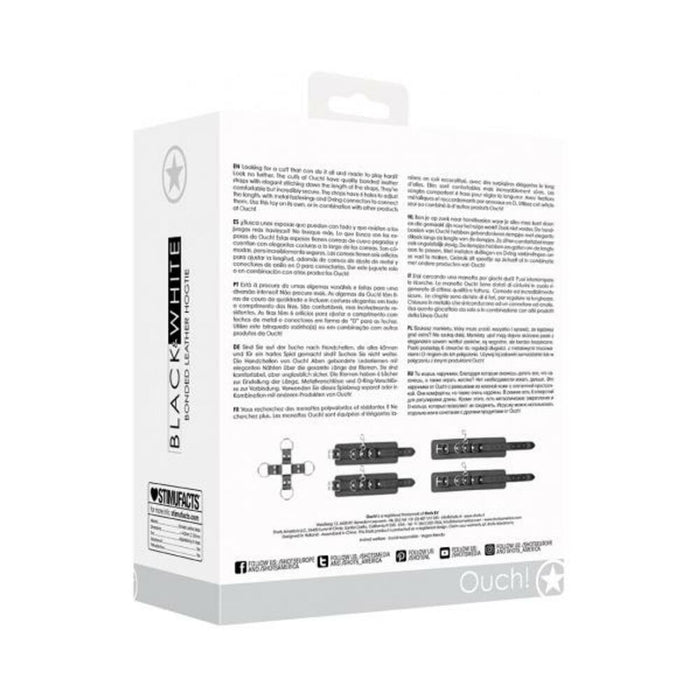 Ouch Bond Leather Hogtie W/hand Ankle | SexToy.com