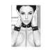 Ouch! Black & White Velcro Collar With Leash And Wrist Cuffs With Adjustable Straps Black | SexToy.com