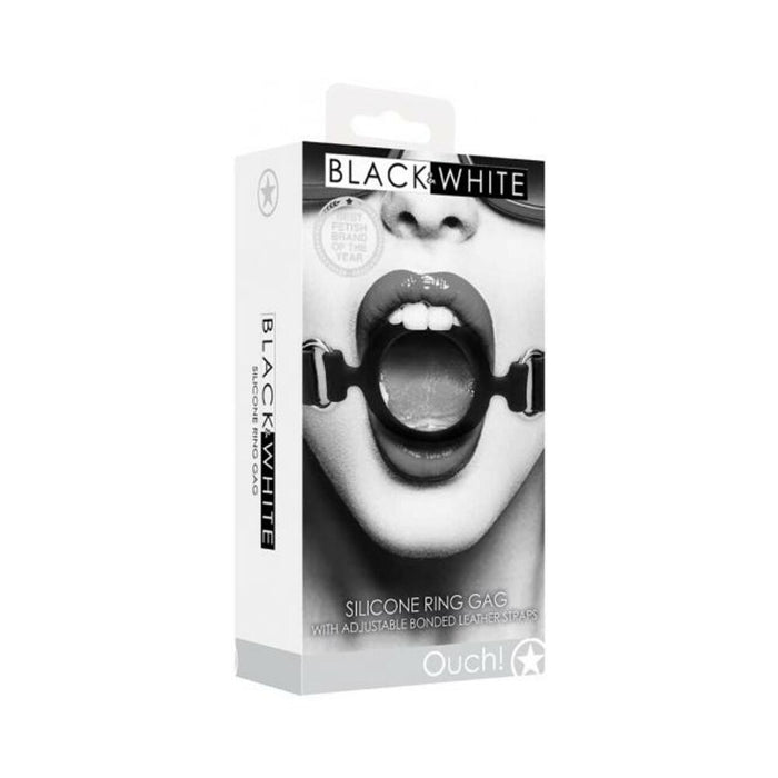 Ouch Silicone Ring Gag Black | SexToy.com