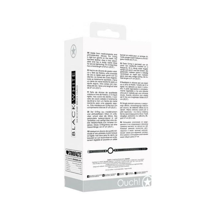 Ouch Silicone Ring Gag Black | SexToy.com