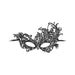 Ouch! Black & White Lace Eye Mask Royal Black | SexToy.com