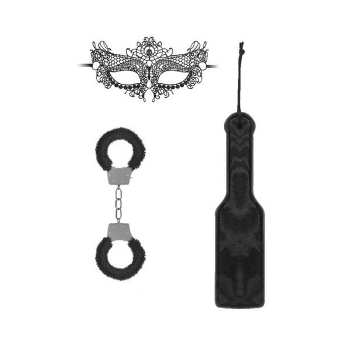 Ouch! Black & White Introductory Bondage Kit #3 Black | SexToy.com