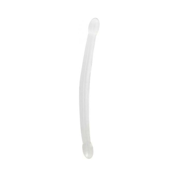 Shots Realrock Crystal Clear 17" Double Dildo  - Transparent