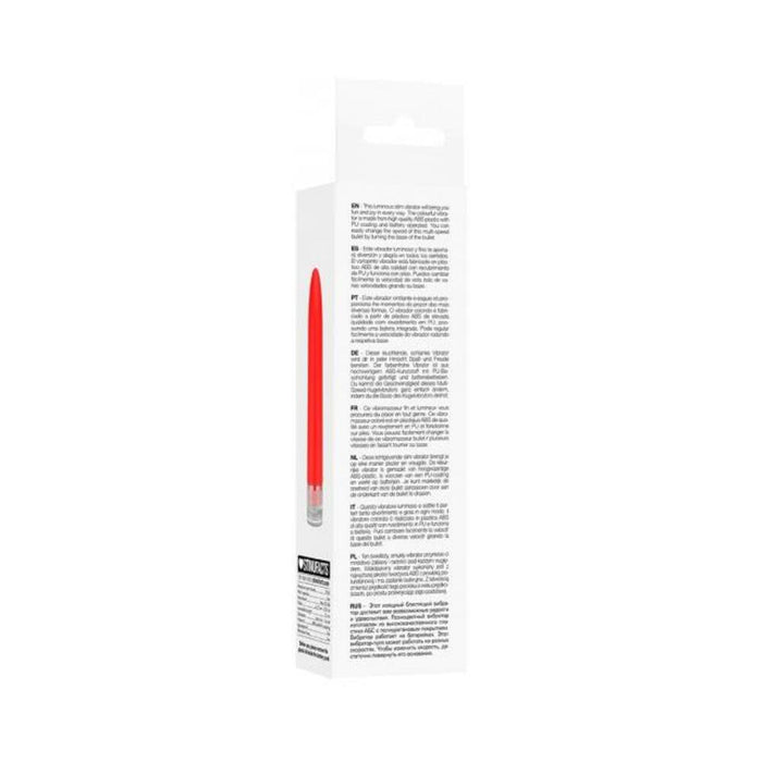 Luminous Eleni Super-soft Abs Multi-speed Vibrator Red
