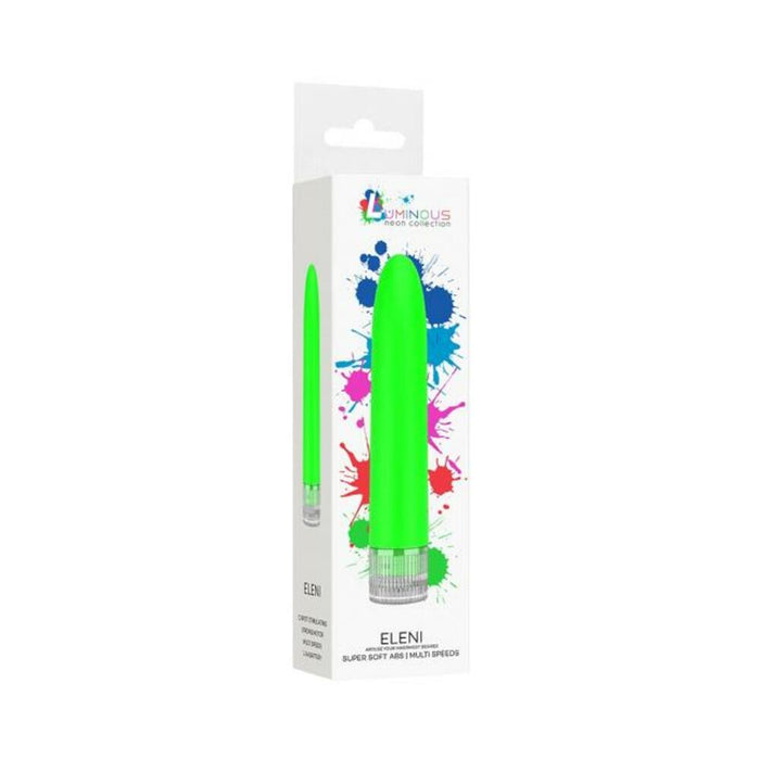 Luminous Eleni Super-soft Abs Multi-speed Vibrator Green