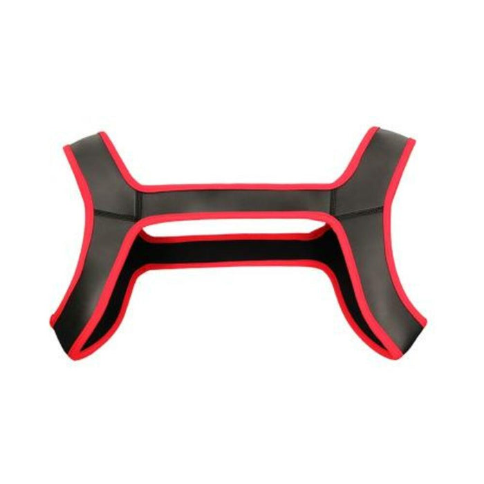 Ouch Neoprene Harness S/m Red