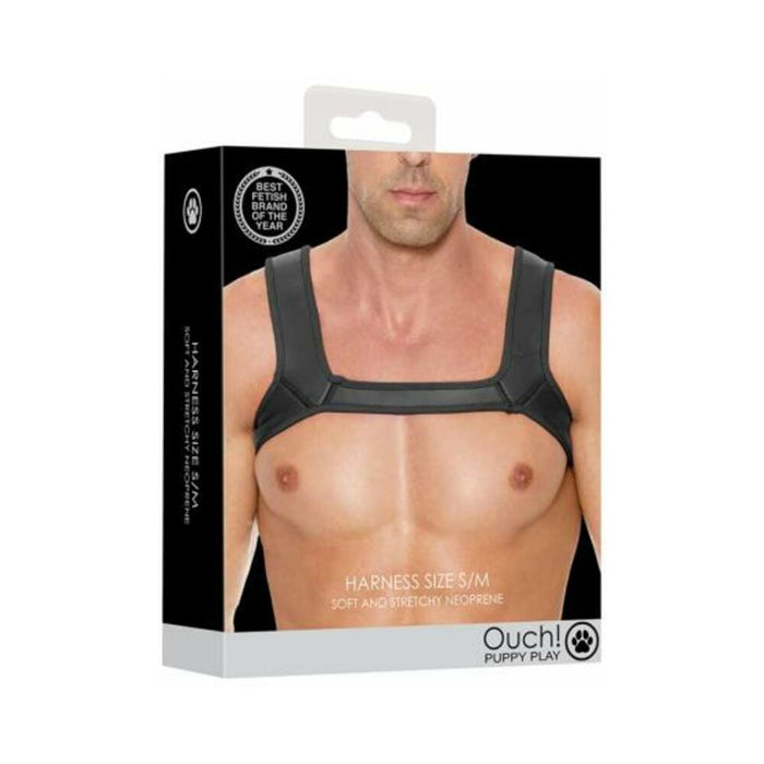Ouch Neoprene Harness S/m Black