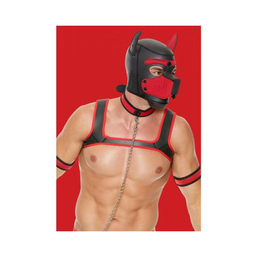 Ouch Neoprene Puppy Kit S/m Red | SexToy.com