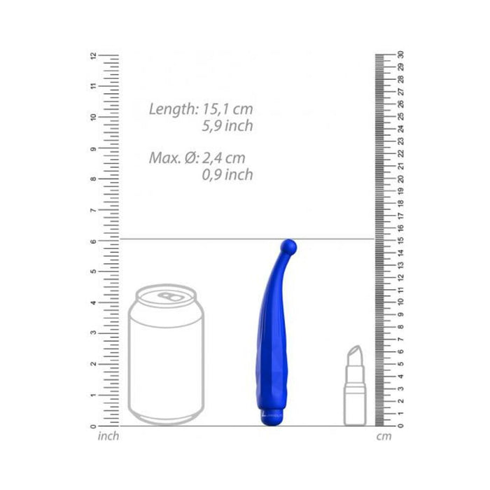 Luminous Lyra Abs Bullet With Silicone Sleeve 10 Speeds Royal Blue