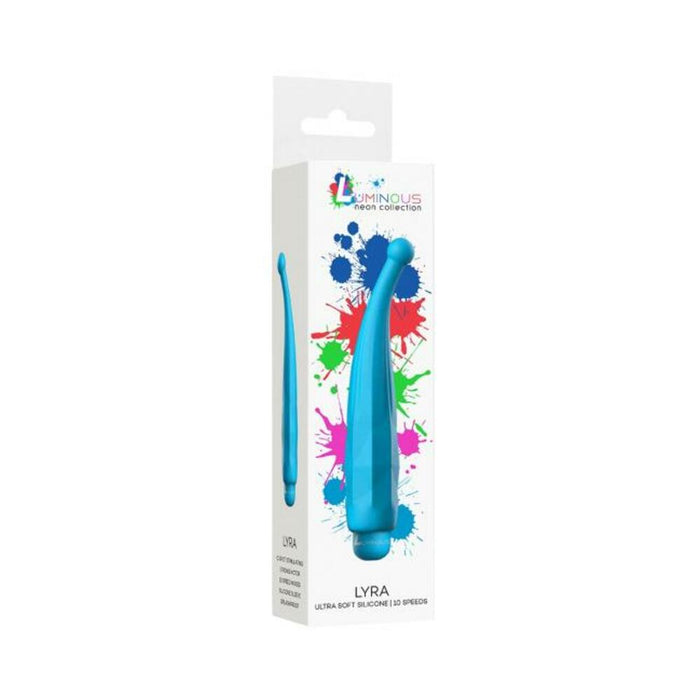 Luminous Lyra Abs Bullet With Silicone Sleeve 10 Speeds Turquoise