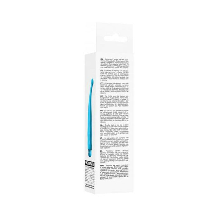 Luminous Lyra Abs Bullet With Silicone Sleeve 10 Speeds Turquoise