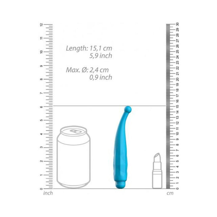 Luminous Lyra Abs Bullet With Silicone Sleeve 10 Speeds Turquoise