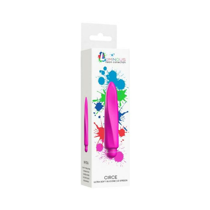 Luminous Myra Abs Bullet With Silicone Sleeve 10 Speeds Fuchsia