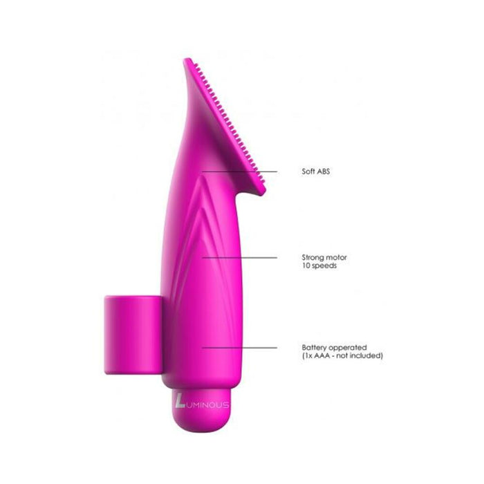 Luminous Thea Abs Bullet With Silicone Sleeve 10 Speeds Fuchsia