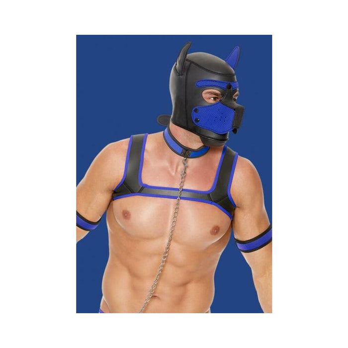 Ouch Neoprene Puppy Kit S/m Blue | SexToy.com