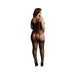 Shots Le Desir Fishnet And Lace Suspender Bodystocking Black Qs | SexToy.com