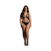 Shots Le Desir Strappy Lace Teddy Black Qs | SexToy.com