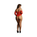 Shots Le Desir Crotchless Rhinestone Teddy Red Qs | SexToy.com