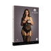 Shots Le Desir Suspender Rhinestone Bodystocking Black Qs | SexToy.com