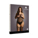 Shots Le Desir Strapless, Crotchless Teddy With Stockings Black Qs | SexToy.com