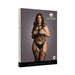 Shots Le Desir Lace Suspender Bodystocking With Round Neck Black Qs | SexToy.com