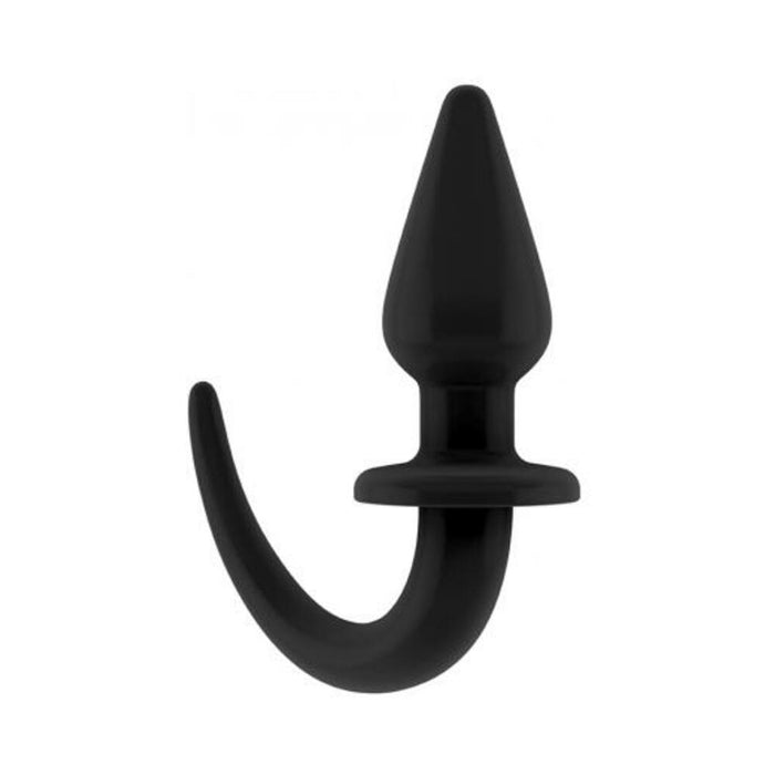 Shots Ouch Puppy Play Tail Butt Plug - Black