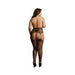 Shots Le Desir Suspender Rhinestone Pantyhose Black Qs | SexToy.com
