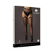 Shots Le Desir Suspender Rhinestone Pantyhose Black Qs | SexToy.com