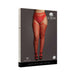 Shots Le Desir Suspender Rhinestone Pantyhose Red Qs | SexToy.com