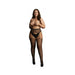 Shots Le Desir Suspender Leopard Pantyhose Black Qs | SexToy.com