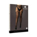 Shots Le Desir Suspender Leopard Pantyhose Black Qs | SexToy.com