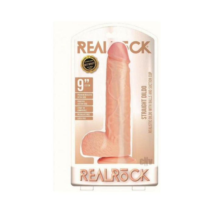 Realrock Straight W/balls 9 Vanilla