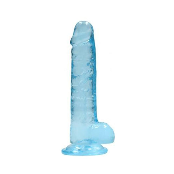 Realrock 7in Realistic Dildo W/ Balls Blue