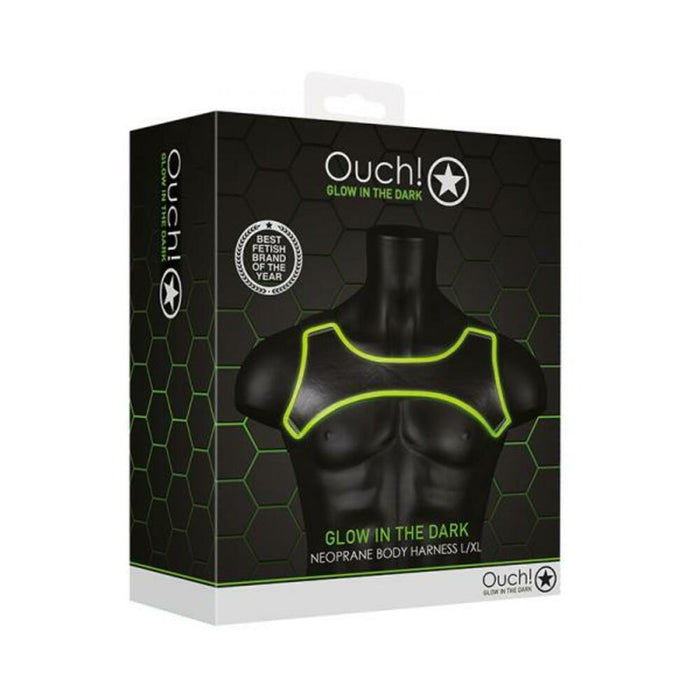 Ouch Neoprene Harness L/xl Gitd