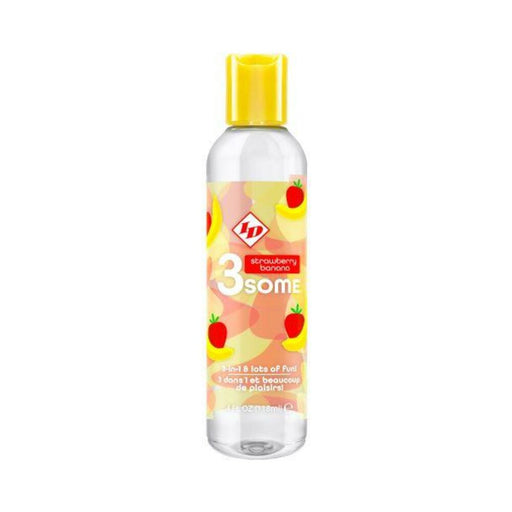 3some Strawberry Banana Water-based Lube | SexToy.com
