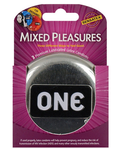 One next generation mixed pleasures condoms - box of 3 | SexToy.com