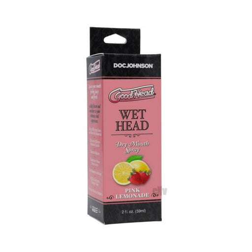 Goodhead Wet Head Dry Mouth Spray Pink Lemonade 2 Fl. Oz. | SexToy.com