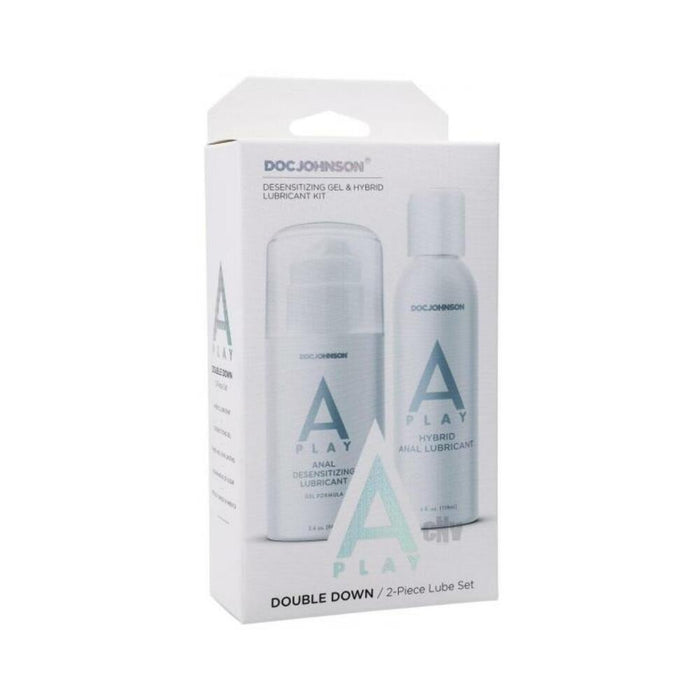 A-play Double Down 2-piece Lube Set | SexToy.com