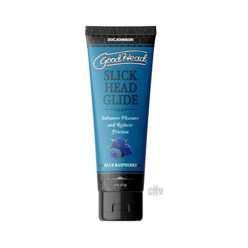 Goodhead Slick Head Glide Blue Raspberry 4 Oz. | SexToy.com