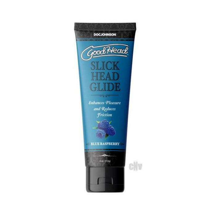 Goodhead Slick Head Glide Blue Raspberry 4 Oz. | SexToy.com