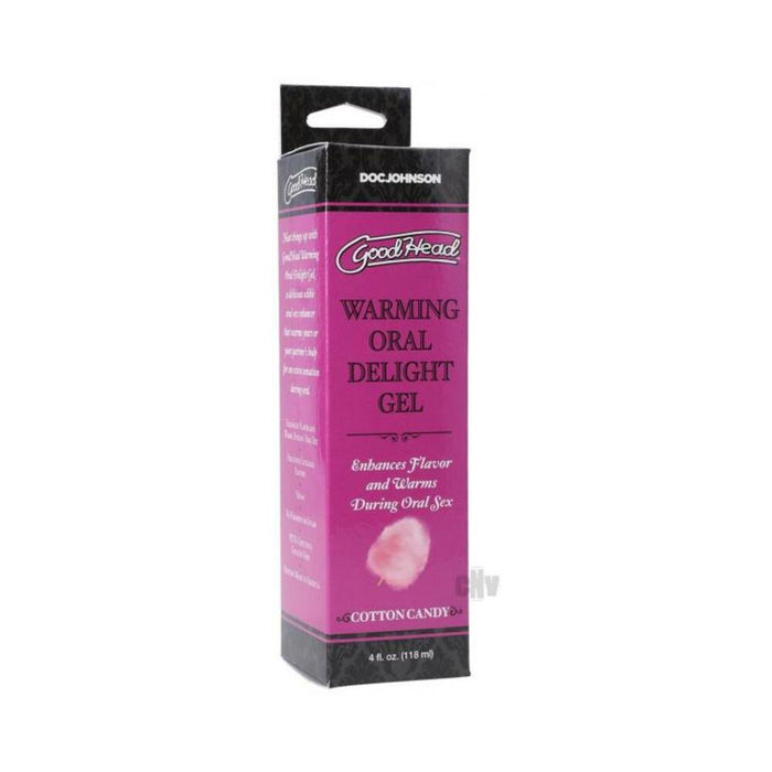 Goodhead Warming Head Oral Delight Gel Cotton Candy 4 Oz. | SexToy.com