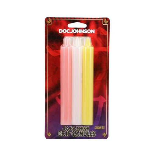 Japanese Drip Candles 3pk Pink/yell | SexToy.com