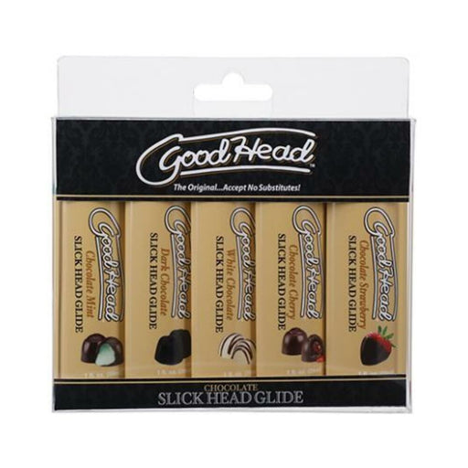 Goodhead Slick Head Glide Chocolate 5pk | SexToy.com