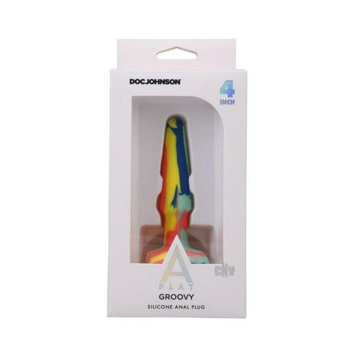 A-play Groovy Silicone Anal Plug 4 Teal