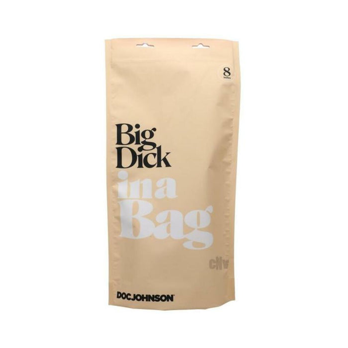 In A Bag Big Dick 8in Clear